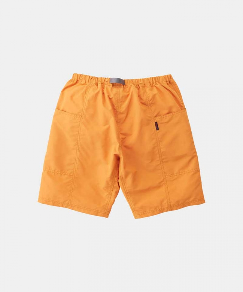 Gramicci Shell Gear Men's Shorts Orange | 983-BCTUKA