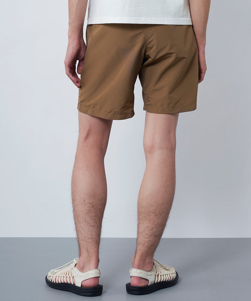 Gramicci Shell Packable Men's Shorts Brown | 985-PBORST