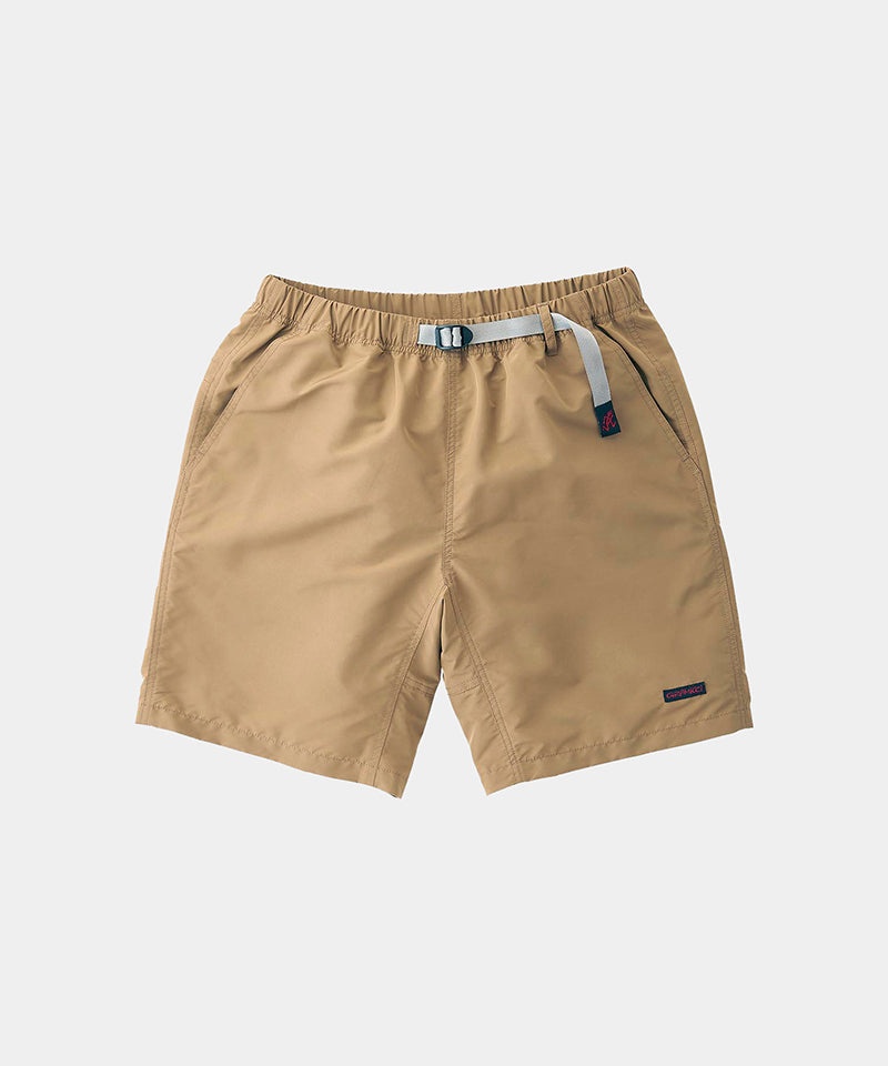 Gramicci Shell Packable Men's Shorts Brown | 985-PBORST