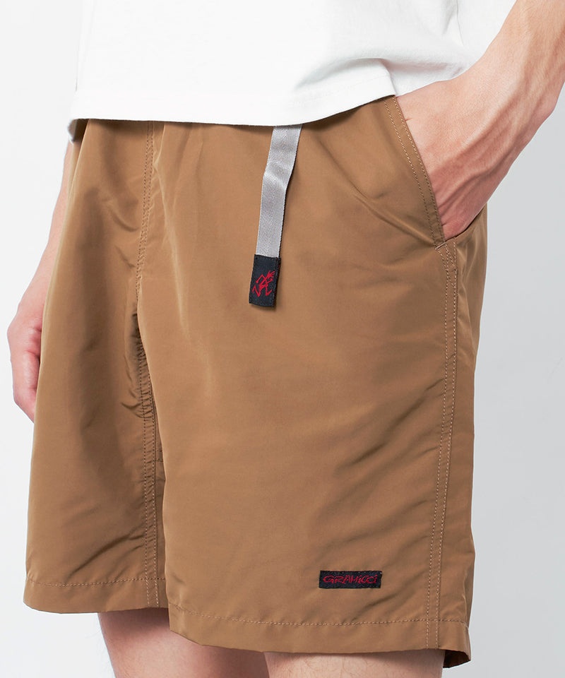 Gramicci Shell Packable Men's Shorts Brown | 985-PBORST