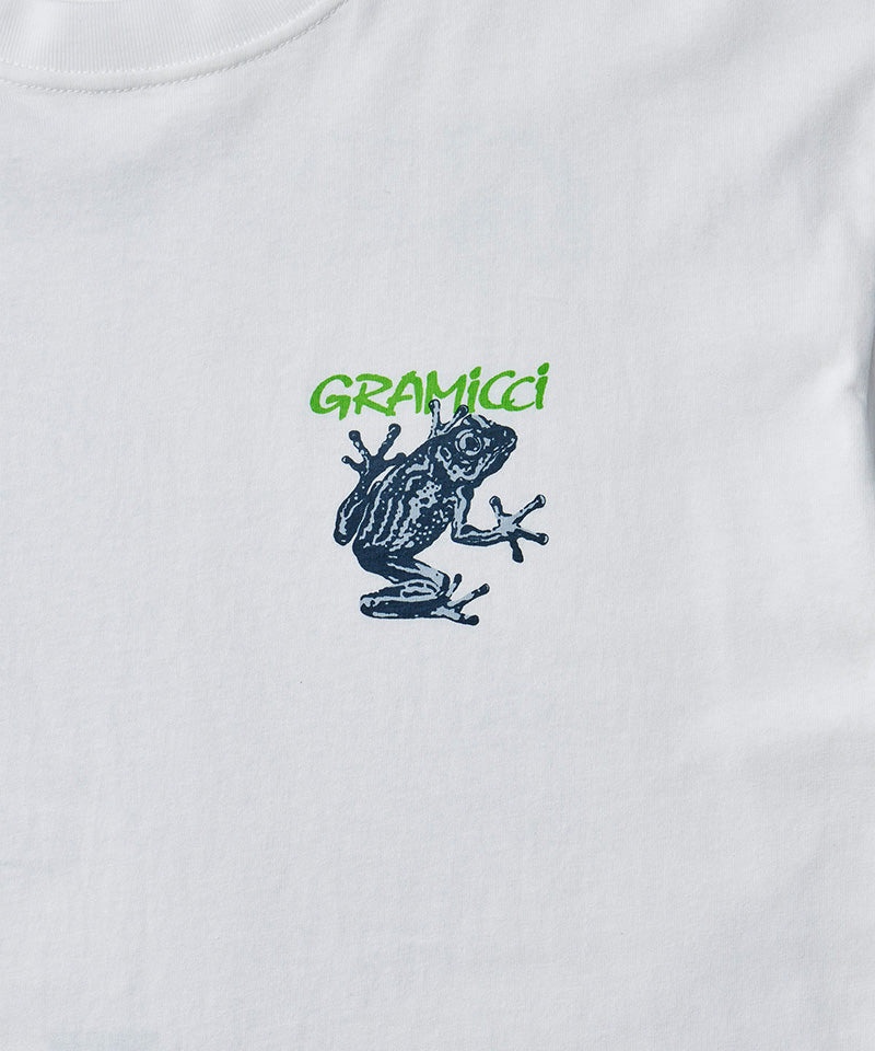 Gramicci Sticky Frog L/S Unisex Tops White | 531-QIVJLM