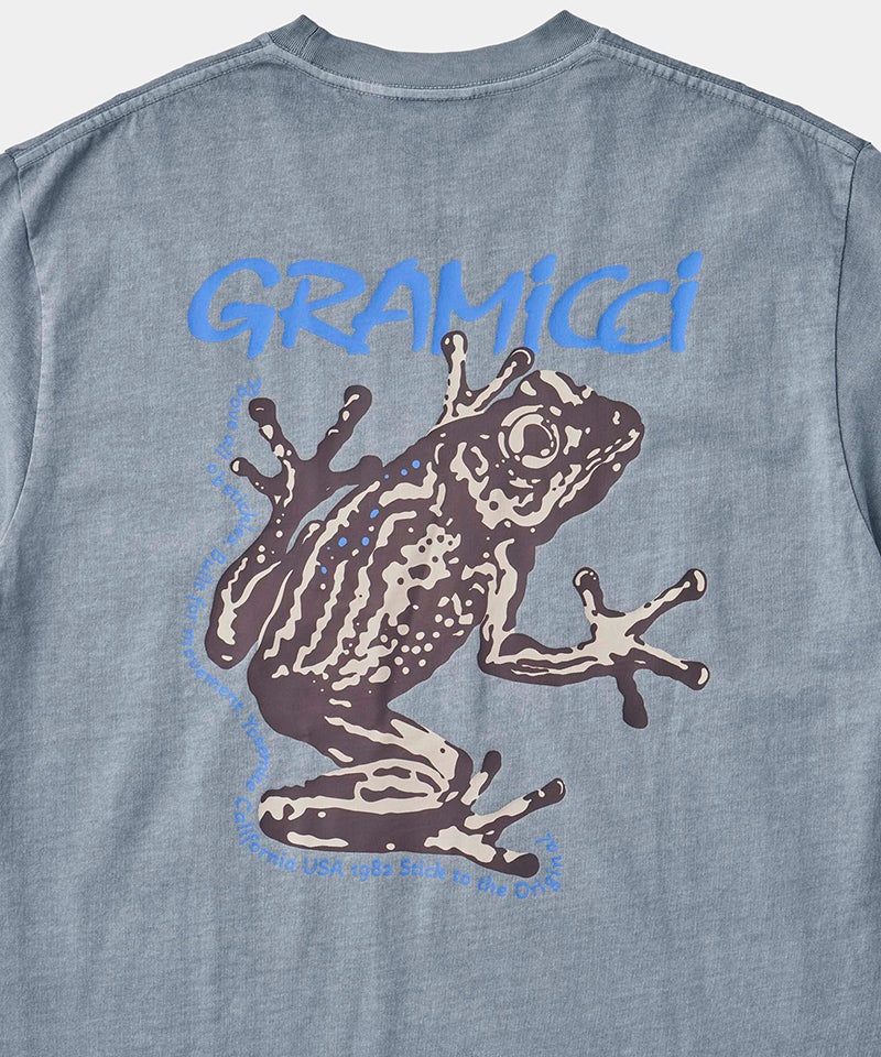 Gramicci Sticky Frog Unisex Tops Grey Blue | 236-LMTVDW