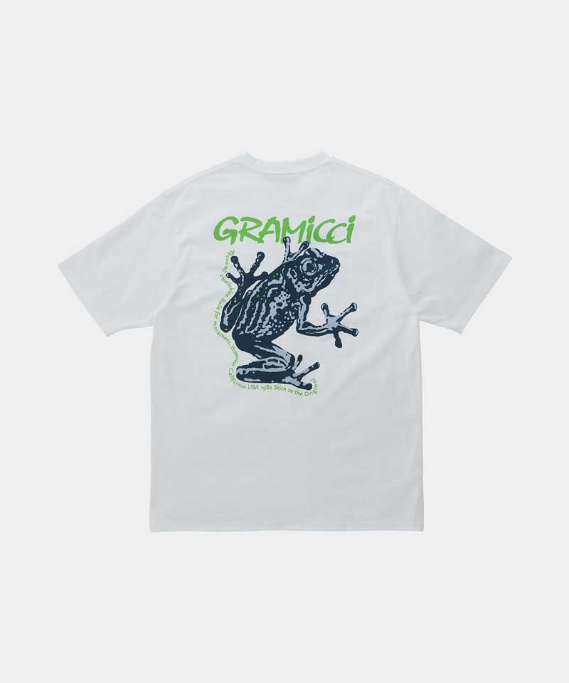 Gramicci Sticky Frog Unisex Tops White | 846-SFKDXE