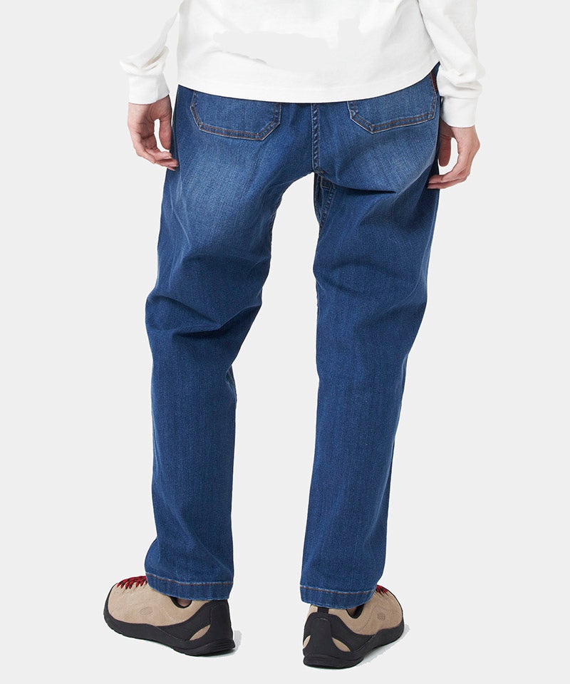 Gramicci Stretch Denim Loose Tapered Ridge Men's Pants Blue | 709-UNLJHA