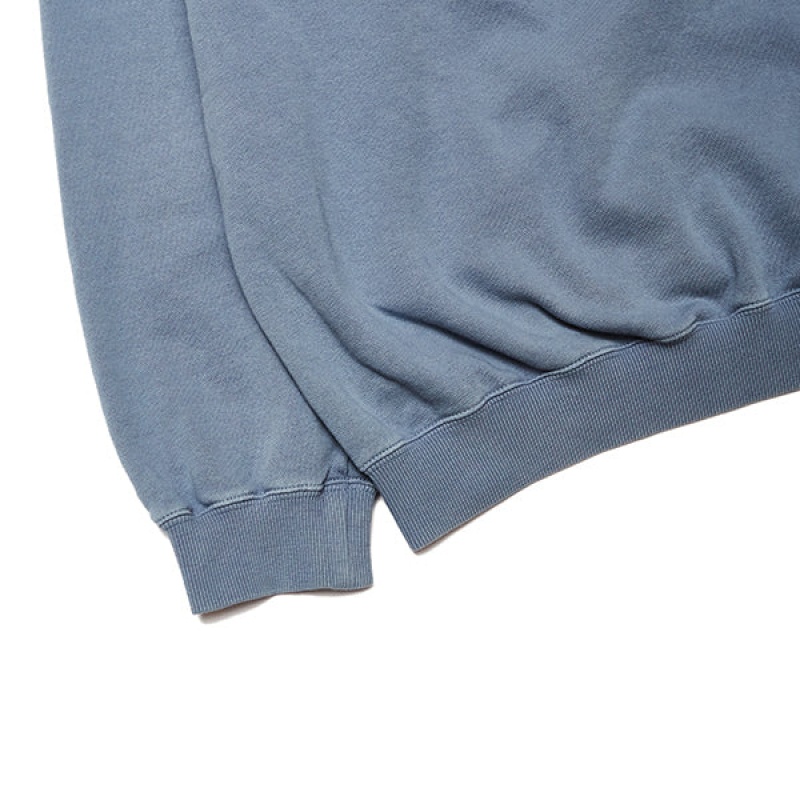 Gramicci Sweat Unisex Tops Grey Blue | 791-TSXWLB