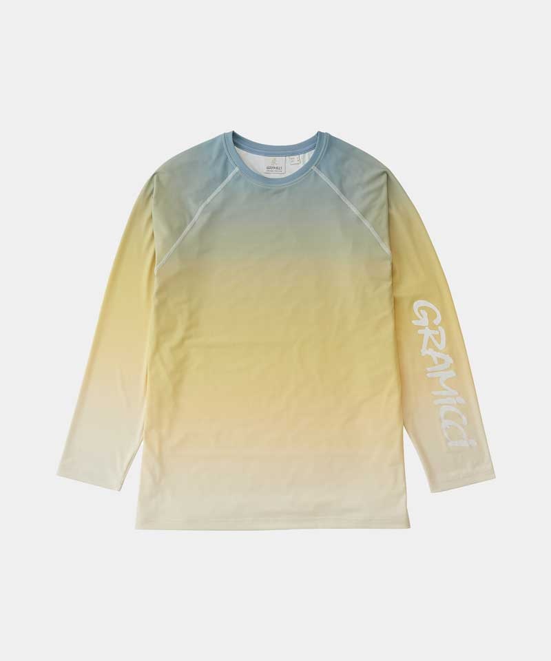 Gramicci UPF-Shield Long Sleeve Top Unisex Tops Yellow | 320-EYPUMD