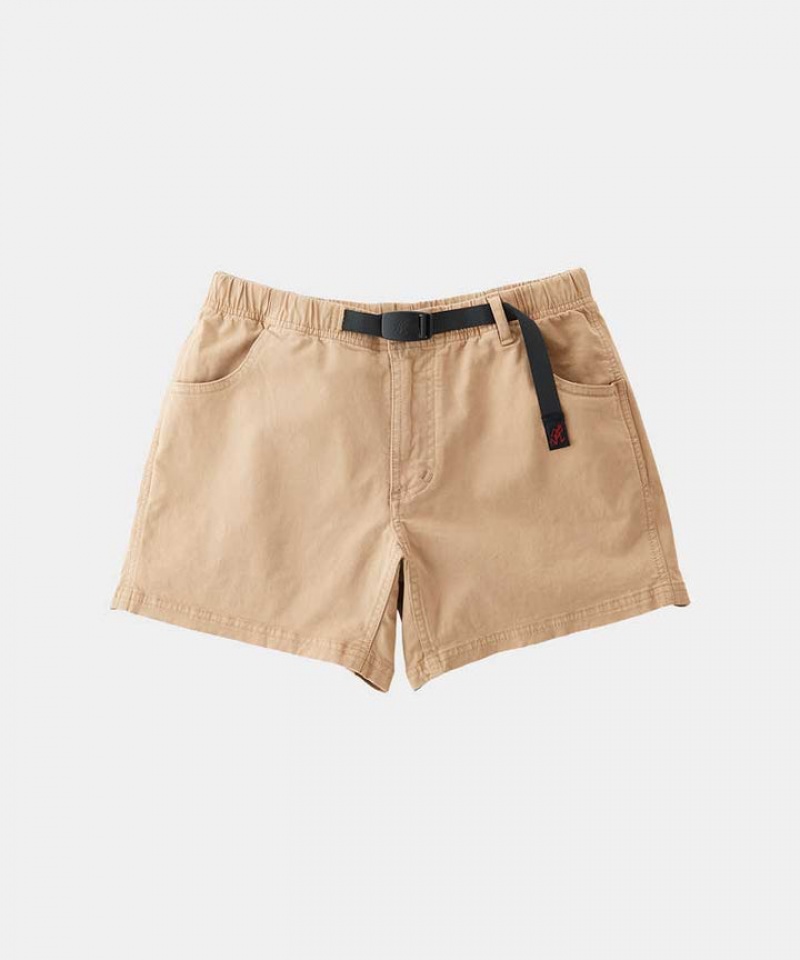 Gramicci Very Women's Shorts Beige | 943-XYNASC